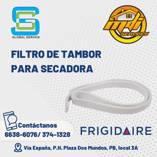 FIELTRO TAMBOR SECADORA FRIGIDAIRE 5304433901